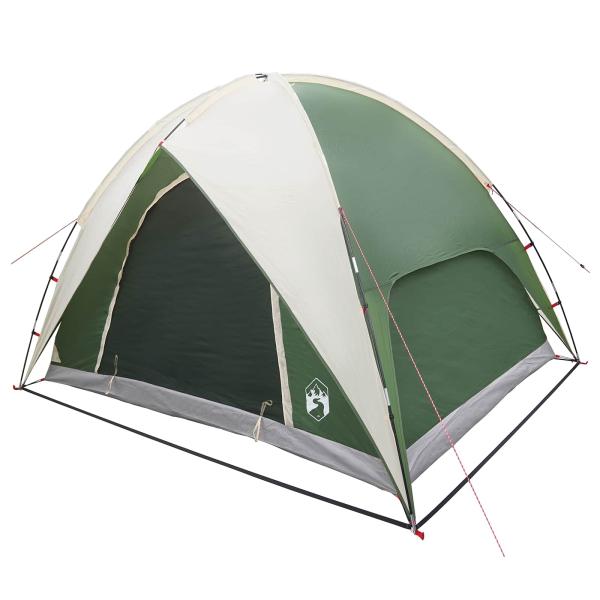 Campingzelt mit Regenhaube wasserdicht 3 Personen Grün