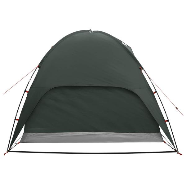 Campingzelt mit Regenhaube wasserdicht Kuppel Olivegrün