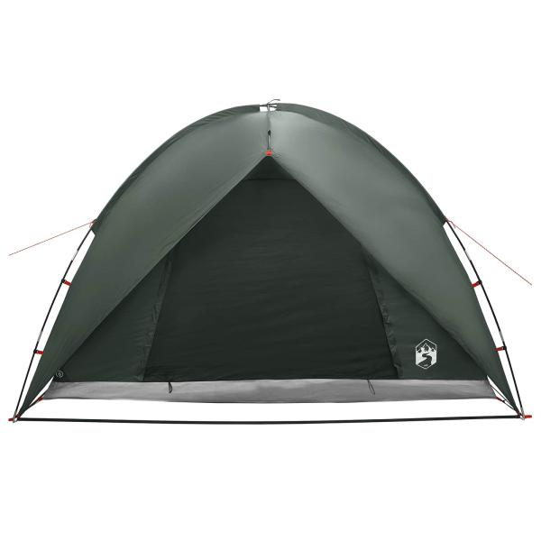 Campingzelt mit Regenhaube wasserdicht Kuppel Olivegrün