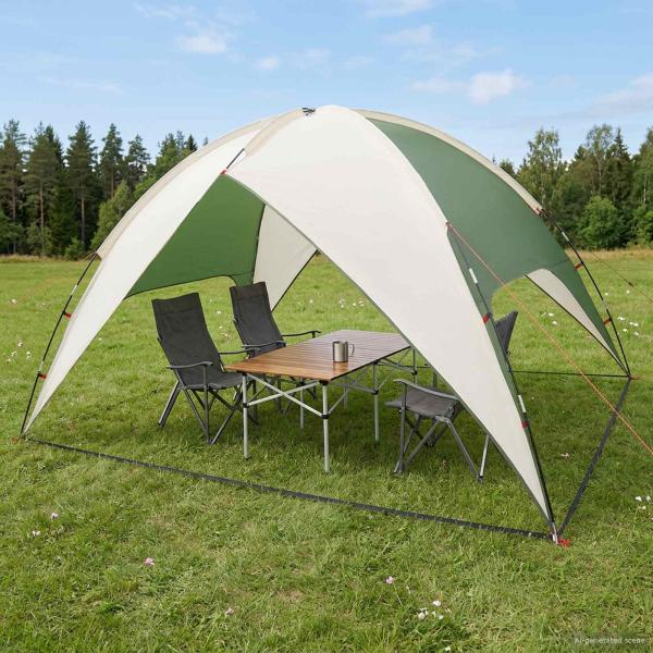 Campingzelt mit Regenhaube wasserdicht 4 Personen Grün