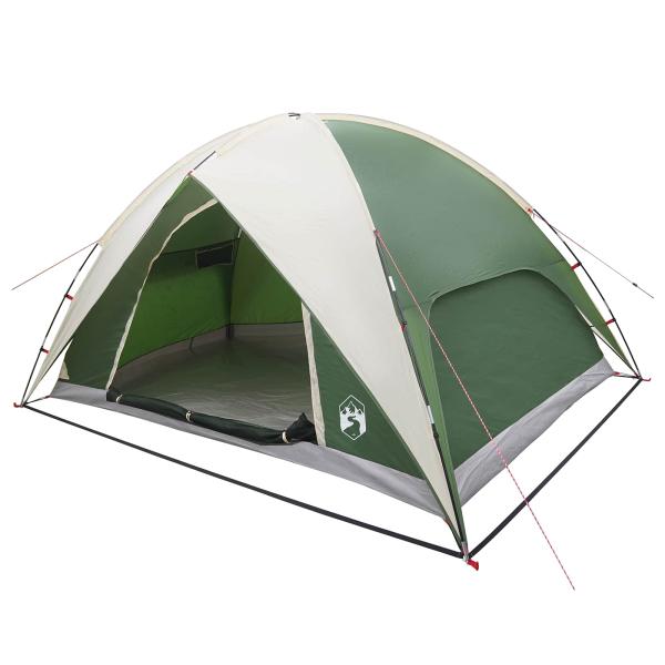 Campingzelt mit Regenhaube wasserdicht 5 Personen Grün