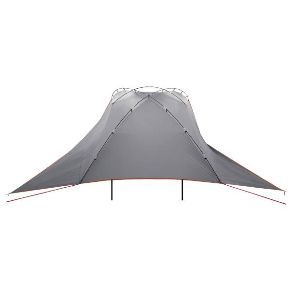 Autozelt Grau und Orange 350 x 250 cm Polyester und Stahl