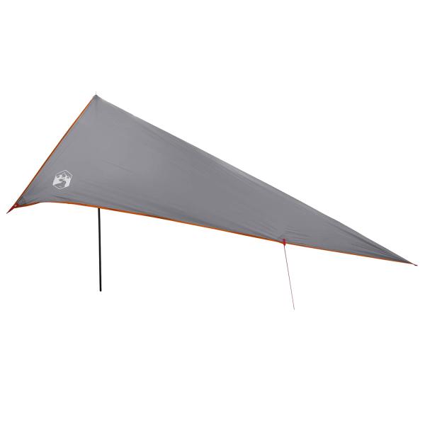 Fahrzeugmarkise Grau und Orange 500 x 515 x 215 cm