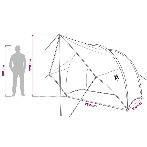 Heck-Awnings wasserfest Blau 405 x 280 x 220 cm