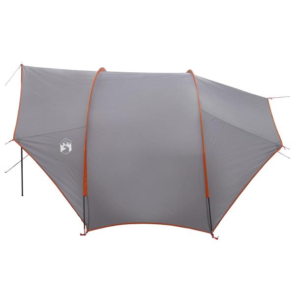 Heck-Awnings wasserfest Grau und Orange 405 x 280 x 220 cm