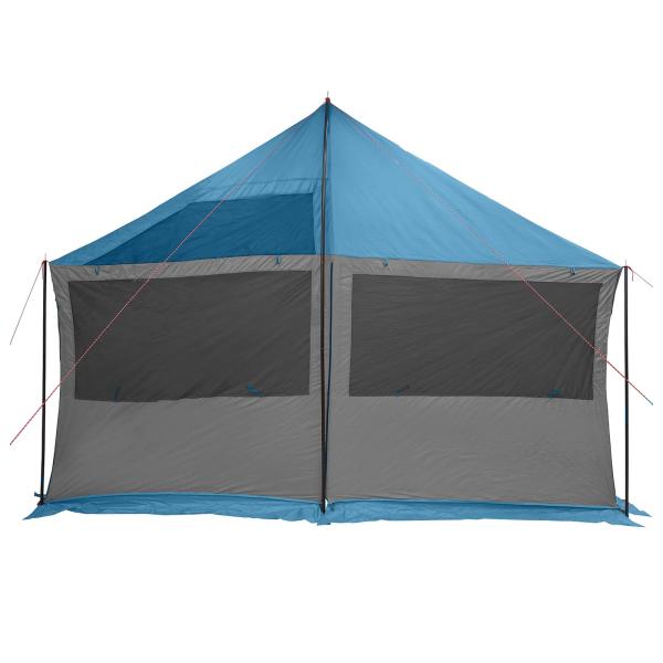 Familienzelt Blau 450 x 400 x 265 cm Polyester und Stahl