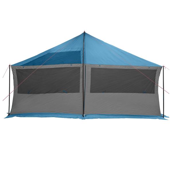 Familienzelt Blau 600 x 400 x 268 cm Polyester und Stahl