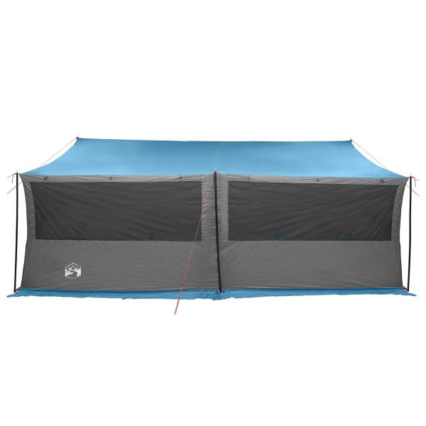 Familienzelt Blau 600 x 400 x 268 cm Polyester und Stahl