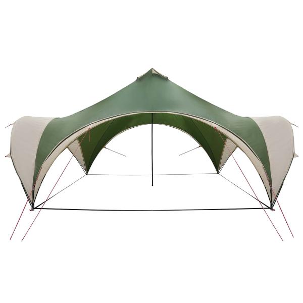 Party-Zelt Grün 500 x 500 x 352 cm Polyester und Stahl