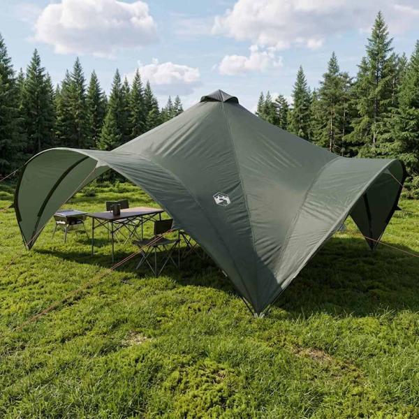 ARDEBO.de - Party-Zelt Armeegrün 500 x 500 x 352 cm Polyester und Stahl