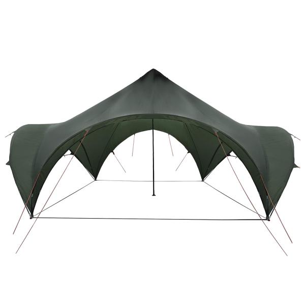 Party-Zelt Armeegrün 500 x 500 x 352 cm Polyester und Stahl