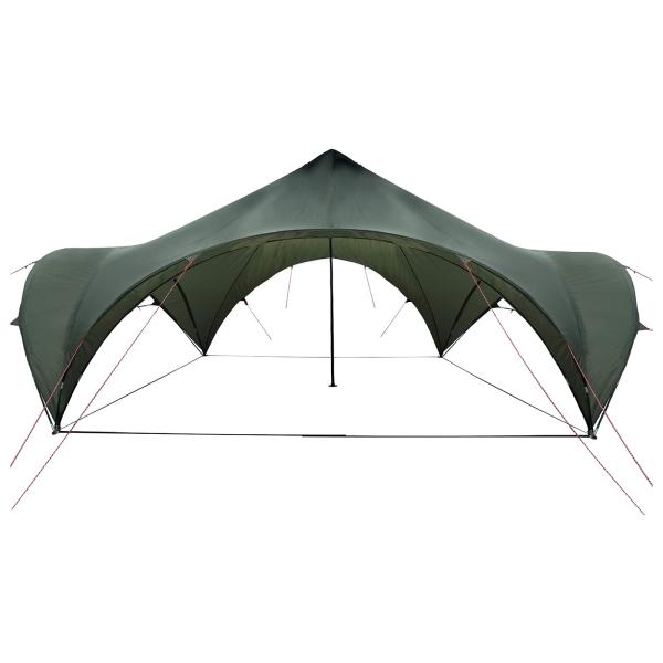 Party-Zelt Armeegrün 600 x 600 x 400 cm Polyester und Stahl