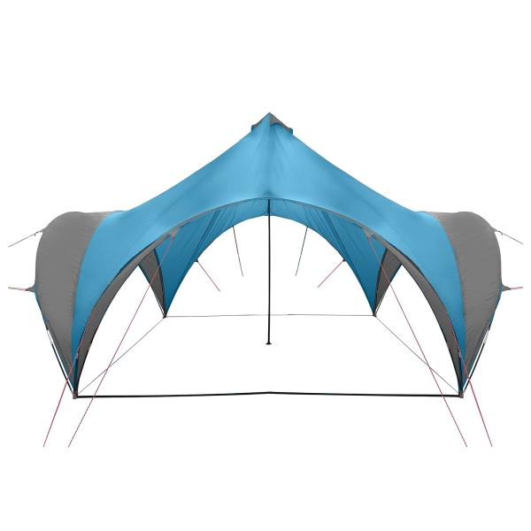 Party-Zelt Blau 400 x 400 x 322 cm Polyester und Stahl
