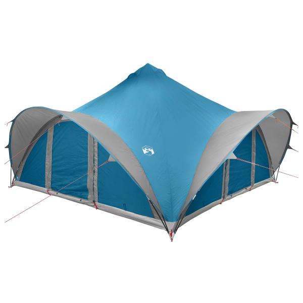 Tipi Zelt 18,0 Personen Blau Polyester und Stahl