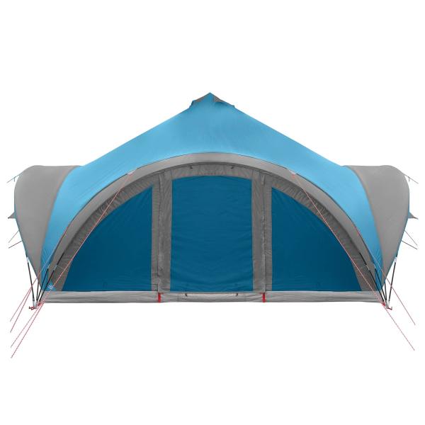Tipi Zelt 18,0 Personen Blau Polyester und Stahl