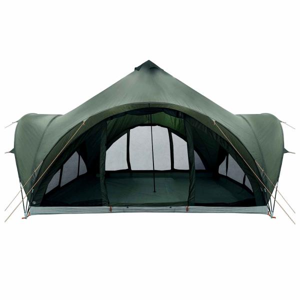 Tipi Zelt 6,0 Personen Armeegrün Polyester und Stahl