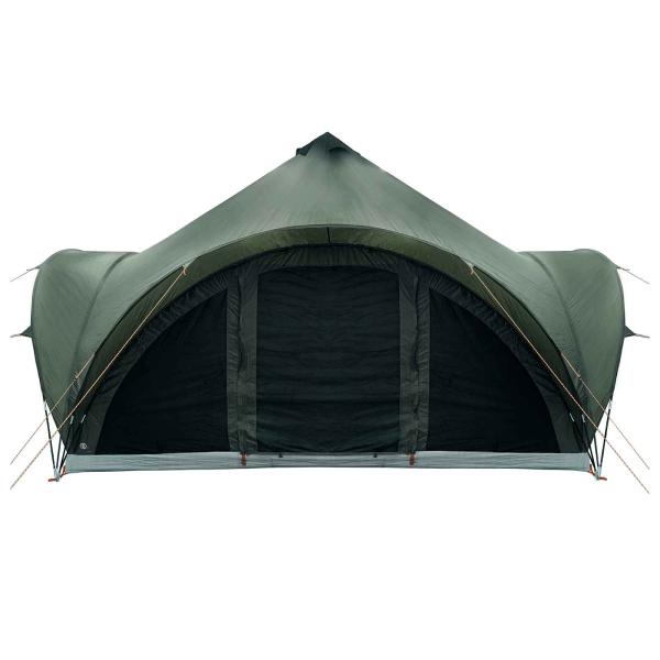 Tipi Zelt 6,0 Personen Armeegrün Polyester und Stahl