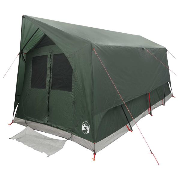 Tunnelzelt 8 Personen Armeegrün Polyester und Stahl