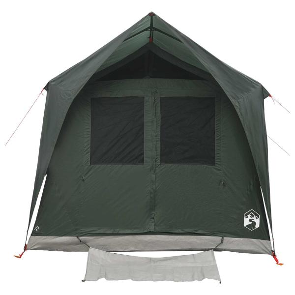 Tunnelzelt 8 Personen Armeegrün Polyester und Stahl