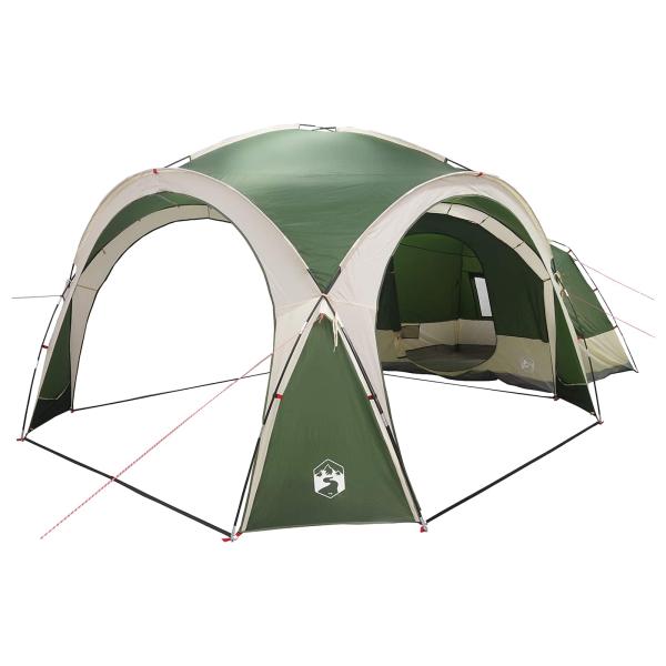 Seitenzelt Grün 643 x 408 x 260 cm Polyester und Stahl