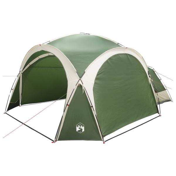 Seitenzelt Grün 643 x 408 x 260 cm Polyester und Stahl