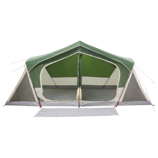 Hütten-Zelt Grün 480 x 273 x 205 cm Polyester und Stahl