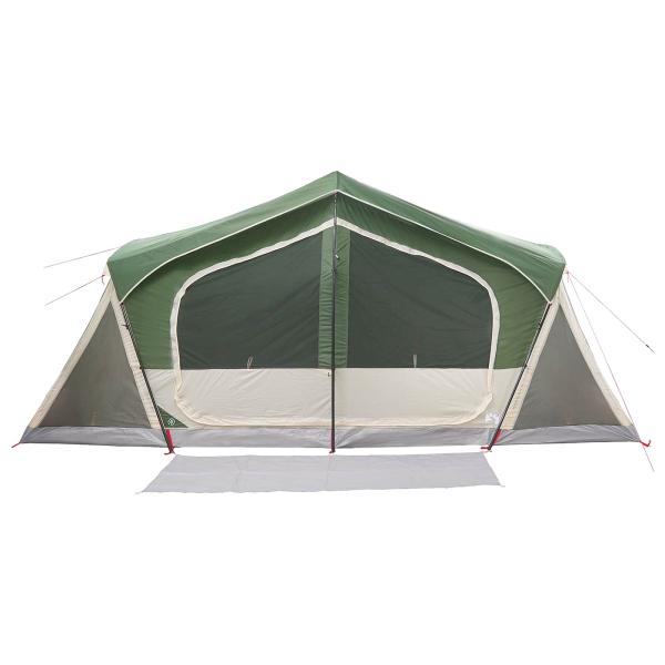 Hütten-Zelt Grün 480 x 273 x 205 cm Polyester und Stahl
