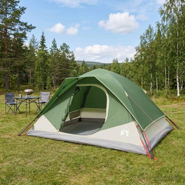 ARDEBO.de - Sofort Zelt Grün 305 x 215 x 140 cm Polyester und Stahl
