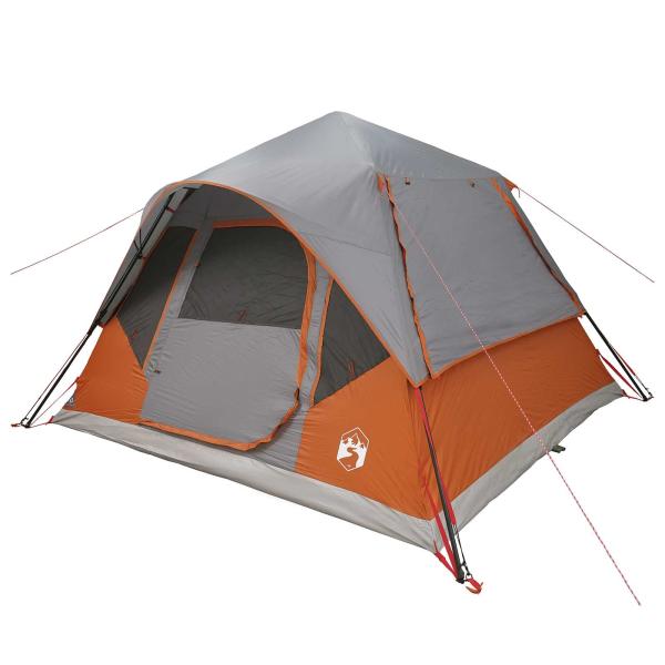 Sofort Zelt Grau und Orange 305 x 275 x 190 cm