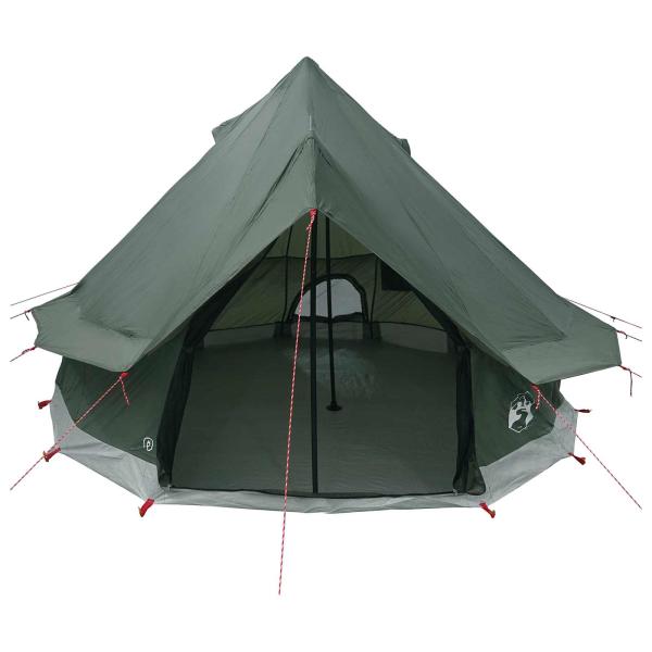 Tipi Zelt 4 Personen Armeegrün Polyester und Stahl