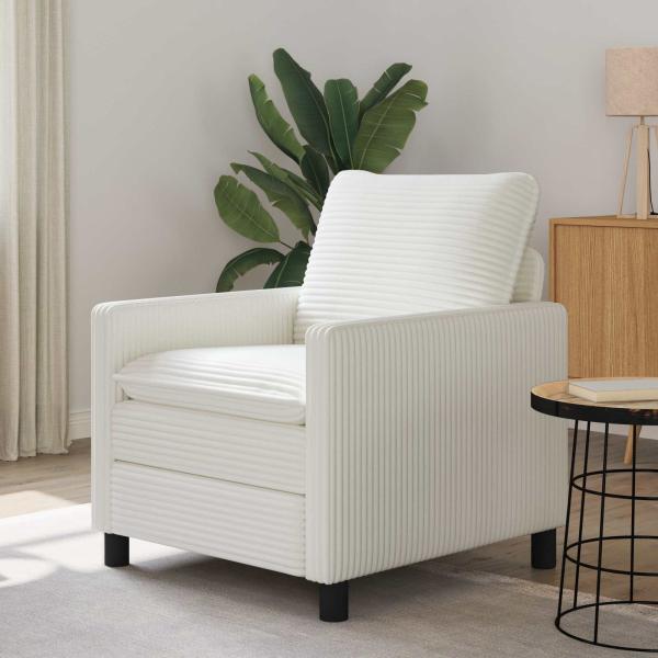 ARDEBO.de - Sofa Creme 76 x 81 x 87,5 cm Polyester