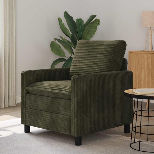 ARDEBO.de - Sofa Grün 76 x 81 x 87,5 cm Polyester
