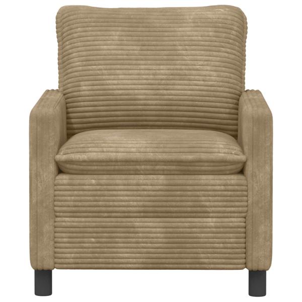 Sofa Taupe 76 x 81 x 87,5 cm Polyester