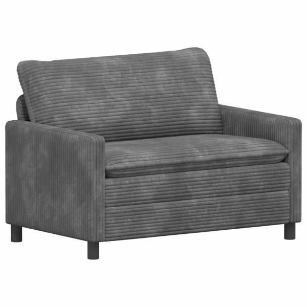 Sofa Hellgrau 126 x 81 x 87,5 cm Polyester
