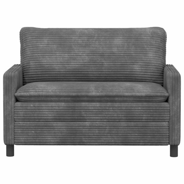 Sofa Hellgrau 126 x 81 x 87,5 cm Polyester
