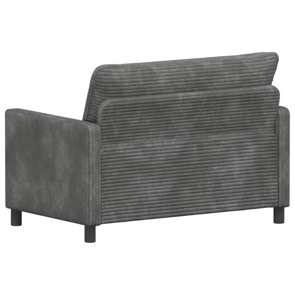 Sofa Hellgrau 126 x 81 x 87,5 cm Polyester