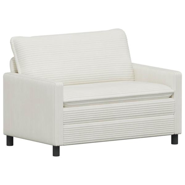 Sofa Creme 126 x 81 x 87,5 cm Polyester