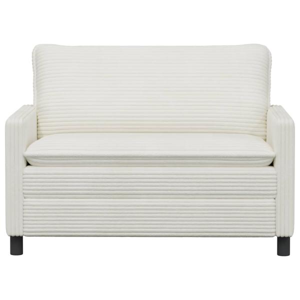 Sofa Creme 126 x 81 x 87,5 cm Polyester