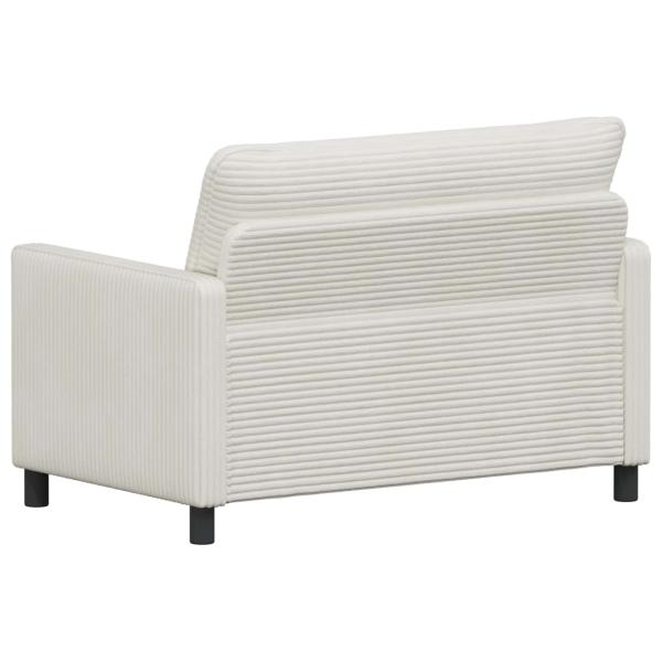 Sofa Creme 126 x 81 x 87,5 cm Polyester