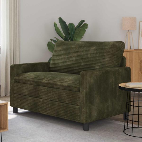 ARDEBO.de - Sofa Grün 126 x 81 x 87,5 cm Polyester