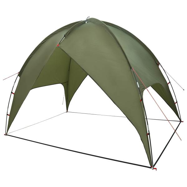 Campingzelt mit Regenhaube wasserdicht 3 Personen Olivgrün