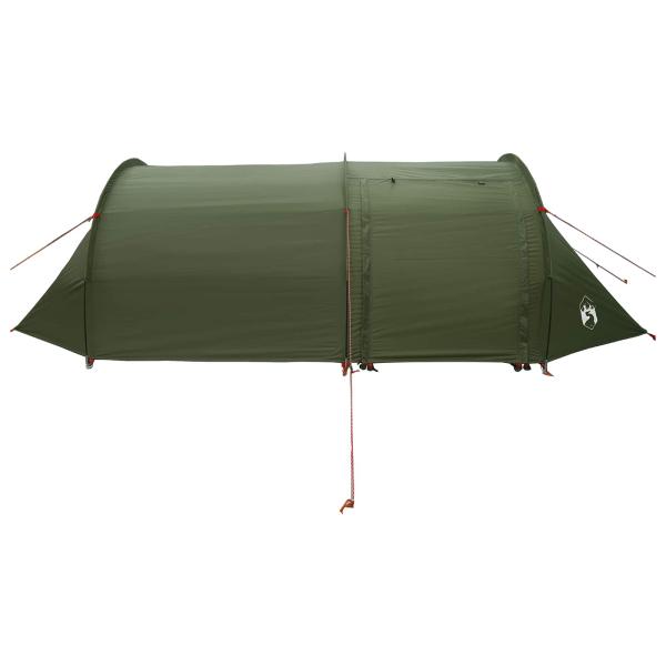 Tunnelzelt Olive Grün 410 x 175 x 105 cm Polyester und Stahl