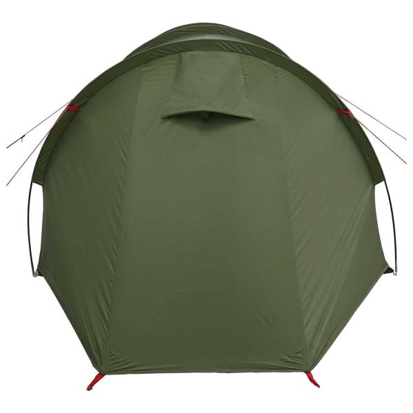 Tunnelzelt Olive Grün 410 x 175 x 105 cm Polyester und Stahl