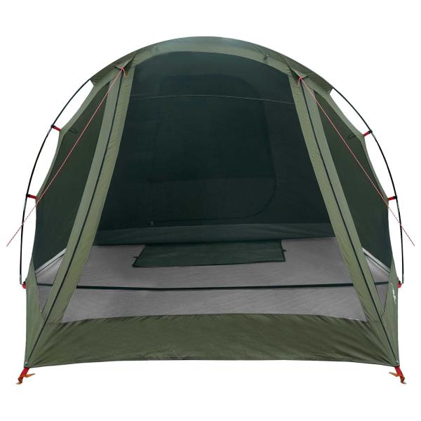 Hütten-Zelt 4 Personen Olivgrün Polyester und Stahl