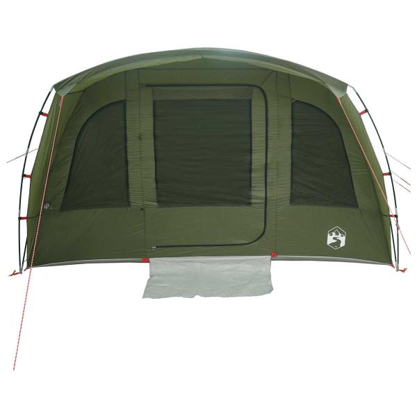 Tunnelzelt Olivgrün 435 x 320 x 187 cm Polyester und Stahl