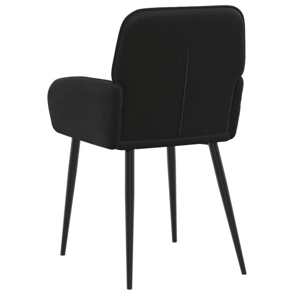 Esszimmerstühle 2 Stk. Samt Schwarz 57 x 50 x 85 cm