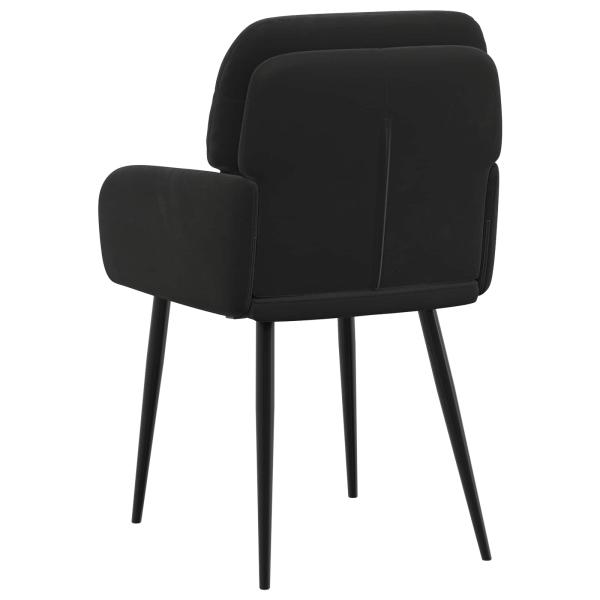 Esszimmerstühle 2 Stk. Samt Schwarz 59 x 59,5 x 90 cm