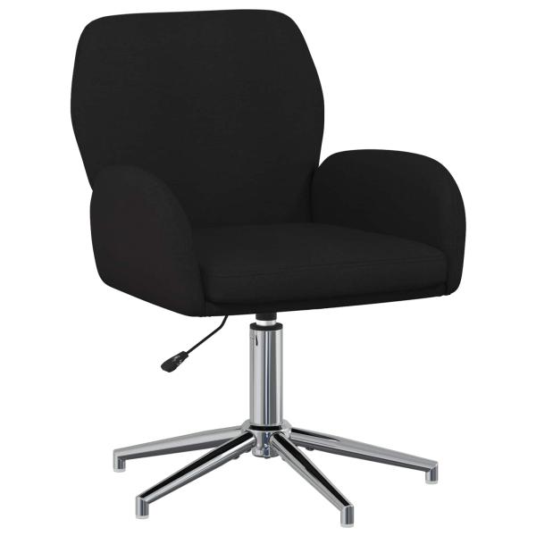 Drehstuhl 54 x 58 x 90 cm Schwarz Stoff