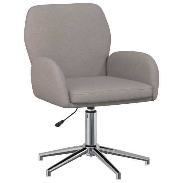 Drehstuhl 54 x 58 x 90 cm Taupe Stoff