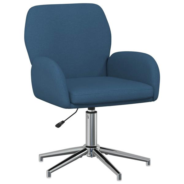 Drehstuhl 54 x 58 x 90 cm Blau Stoff